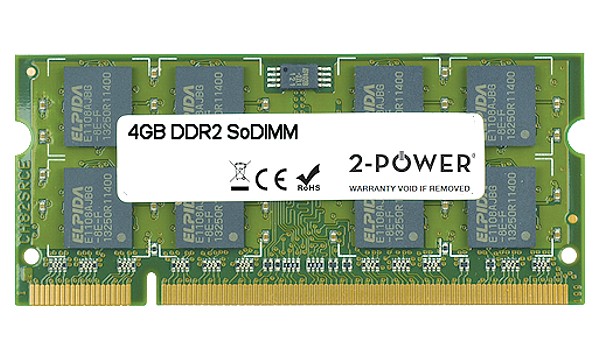 Tecra M10-1D7 4GB DDR2 800MHz SoDIMM