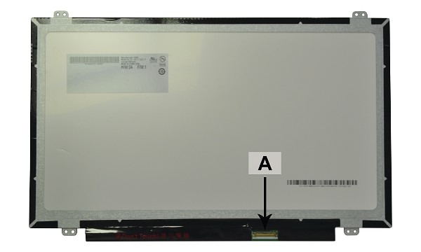 Notebook 14-AM013NF 14.0" 1366x768 WXGA HD LED Glossy