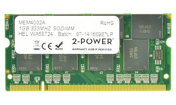 Satellite M30 1GB PC2700 333MHz SODIMM