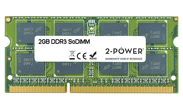 Aspire 8735ZG-434G32MN 2GB DDR3 1066MHz DR SoDIMM