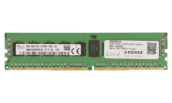 ThinkServer TD350 70DG 8GB DDR4 2133MHz ECC RDIMM