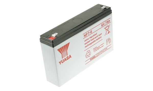 Batterie Plomb 6V 7Ah (151x34x97.5) Yuasa (NP7-6) - Vlad
