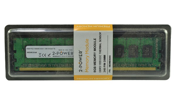ProLiant SL250s Gen8 2U Right Half 8GB DDR3 1333MHz ECC + TS DIMM