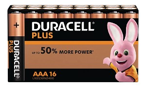 Duracell Plus AAA 16 Pack